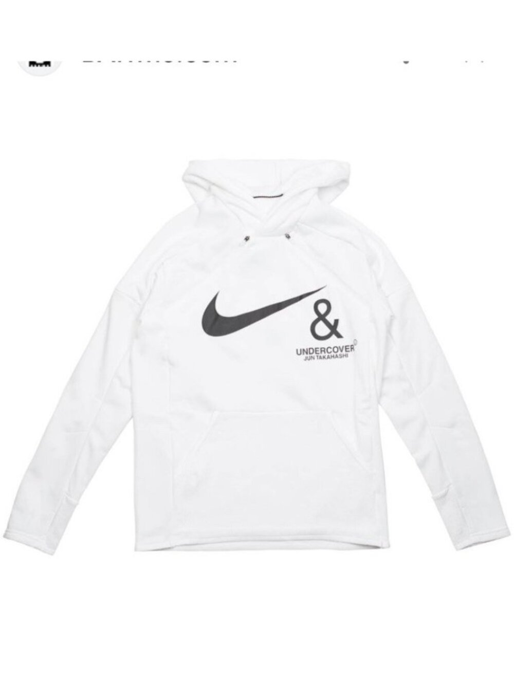 Nike x Undercover Jun Takahashi NRJ TC Hoodie White Men's Size XS Rare NEW W/TAG